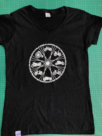 Love Velo Evolve Womens T-shirt & Singlets